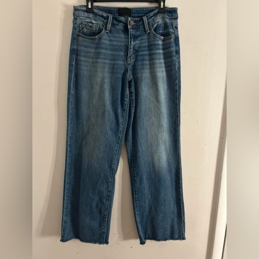 Buckle Blue Wide Leg Pants